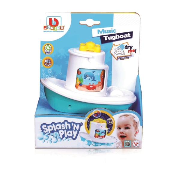 BBURAGO JUNIOR Łódka z pozytywką 89024