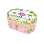 Szkatułka owalna z pozytywką Flaming Pecoware 160FM