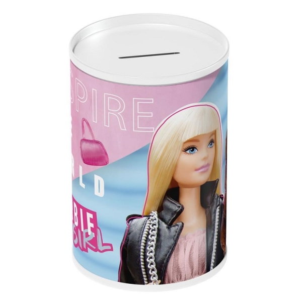 Metalowa skarbonka Barbie 15 x 10 cm 570345