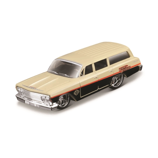 MAISTO Chevrolet Biscayne Wagon 1962 HARLEY 1/64 15380