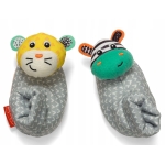 Infantino Kapciuszki niemowlęce z grzechotkami