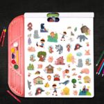 Giga Blok 5w1 Kolorowanka 3 Bajki, kredki, farby - obrazek 3