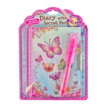 PECOWARE Pamiętnik na kluczyk długopis UV- Motylki 501BG