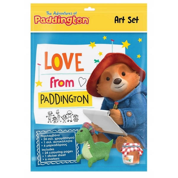 Kolorowanka z naklejkami Miś Paddington 504026