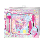 HOT FOCUS 206TB Pamiętnik z długopisem UV i lampką LED  - Motylki