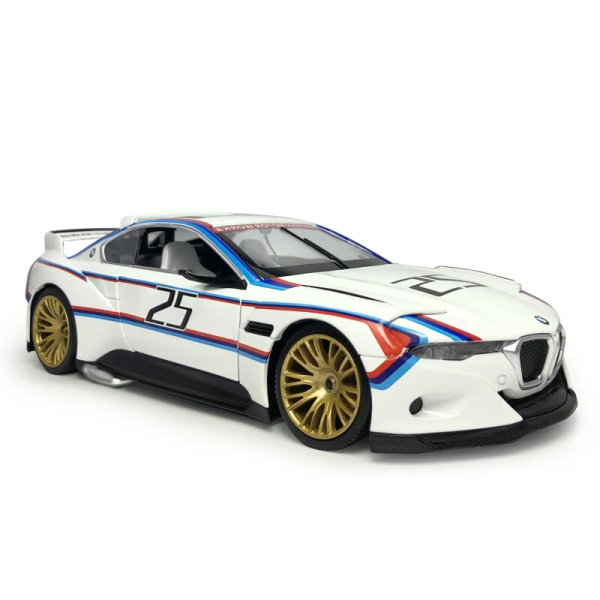 MSZ BMW 3.0 CSL HOMMAGE R BIAŁY 1/24  (ŚWIATŁO + DŹWIĘK)