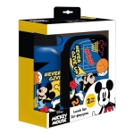 Lunch Box bidon aluminiowy, pudełko Myszka Mickey