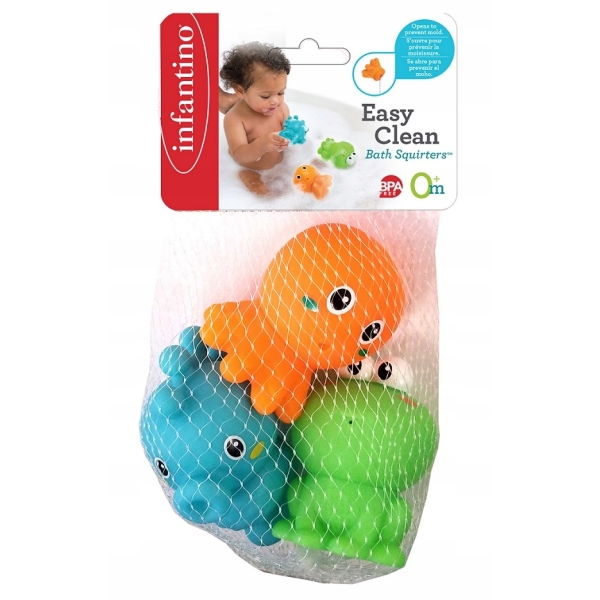 Infantino Kąpielowe psikawki zwierzątka 305088