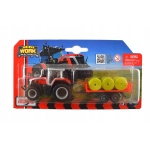 MAISTO Traktor Ferguson z przyczepą czerwony 15590