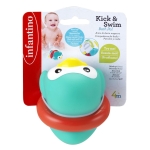 Infantino Nakręcany gumowy pingwin kąpielowy