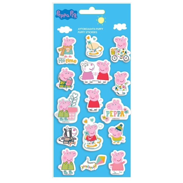 Naklejki wypukłe Świnka Peppa 482764