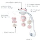 INFANTINO Projektor - Muzyczna Karuzela 3w1 Pudrowy róż 302050 - obrazek 5