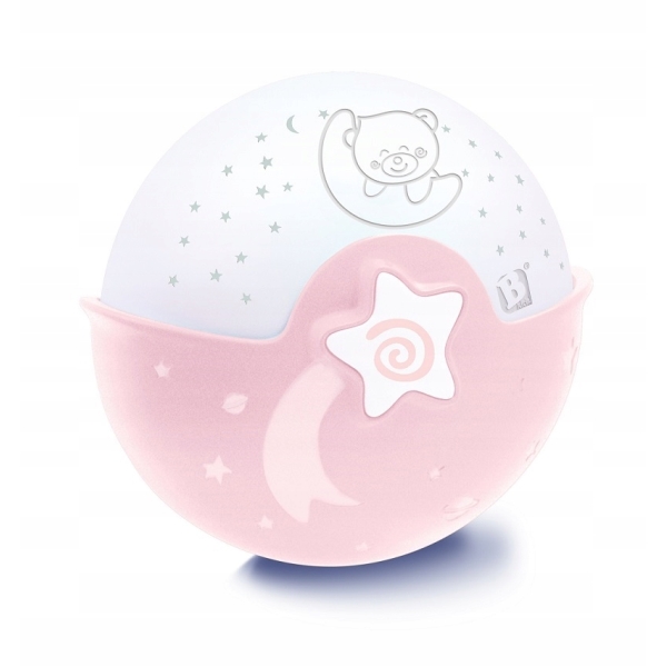 Infantino Projektor do łóżeczka 2 w 1 różowy 4908