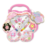 Komplet biżuterii w ozdobnym pudełku - kwiatki Hot Focus