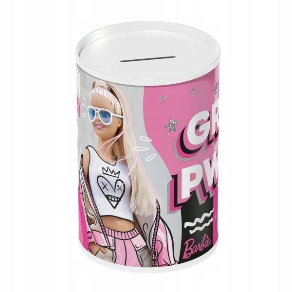 Metalowa skarbonka Barbie 15 x 10 cm 570331