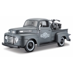 MAISTO Ford F-1 Pickup HARLEY-DAVIDSON 1/24 32185