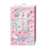 ZESTAW 3 DŁUGOPISY ŻELOWE + NAKLEJKI + KLIPSY DO PAPIERU - HOT FOCUS 339CR