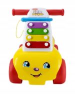 Fisher Price jeździk z cymbałkami żółty 505564 - obrazek 4