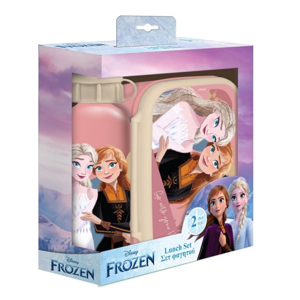 Lunch Box bidon aluminiowy, pudełko Frozen 563554