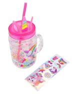 Ozdobny kubek ze słomką - jednorożec HOT FOCUS - obrazek 3