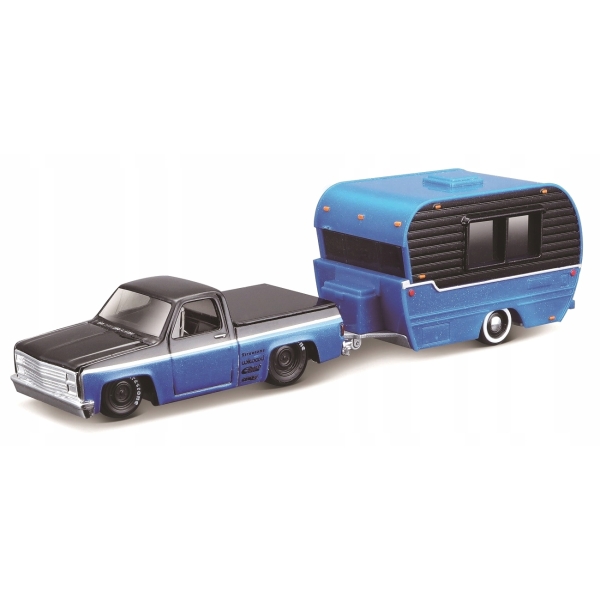 MAISTO Chevrolet 1500 1987 z przyczepą 11368