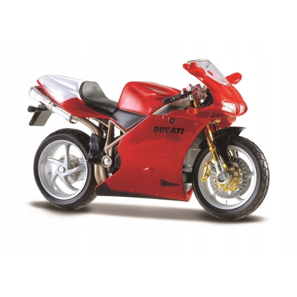 BBURAGO Motocykl Ducati 998 R 1/18 51000