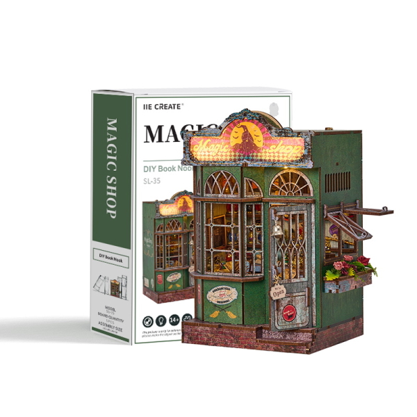 PUZZLE 3D NOOK BOOK DOMEK DO SKŁADANIA - MAGICZNY SKLEP