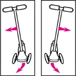 Hulajnoga trójkołowa balansowa Barbie Stamp 200045 - obrazek 3