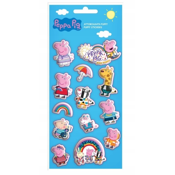 Naklejki wypukłe Świnka Peppa 482660