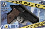 Metalowy pistolet policyjny Gonher 19,5 cm 39/6 - obrazek 5