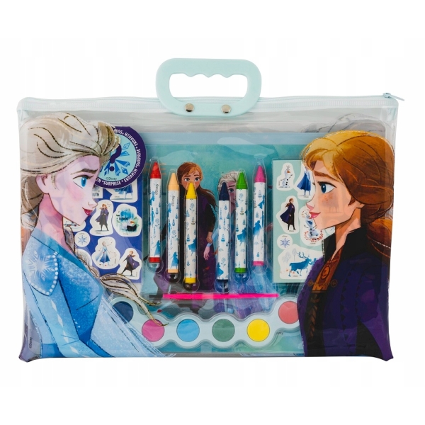 Zestaw artystyczny, kredki, farby Frozen 68001