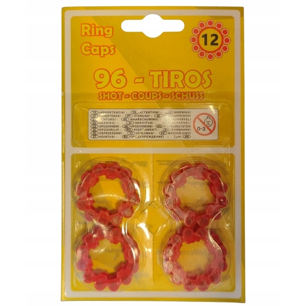 Naboje, kapiszony x12 (dwunastki) 96 szt. 15596/12