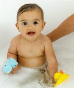 Infantino Gumowa kaczka kąpielowa termometr ze słonikiem - obrazek 4