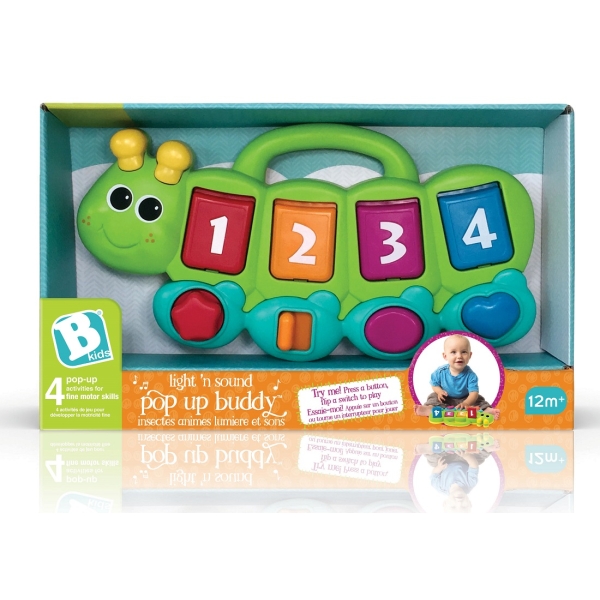 B-Kids Muzyczna gąsieniczka ze światełkami 73586