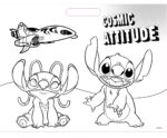 Kolorowanka Lilo & Stitch, kredki, naklejki 563980 - obrazek 5