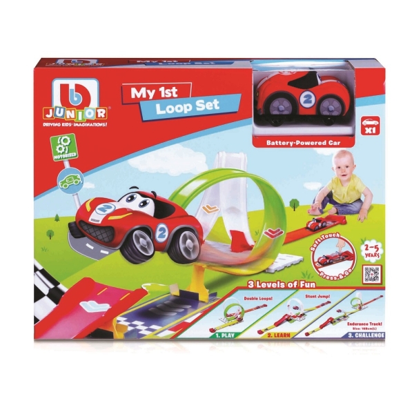BBURAGO Tor z pętlą i wyrzutnią + auto 88616 RD