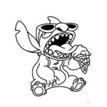 Kolorowanka z naklejkami i flamastrami LILO & STITCH 564600 - obrazek 4