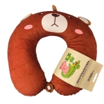 Poduszka podróżna samochód samolot rogal na szyję, pianka memory MIŚ