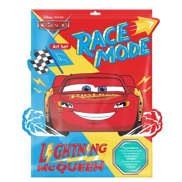 Kolorowanka z naklejkami i flamastrami CARS 564599