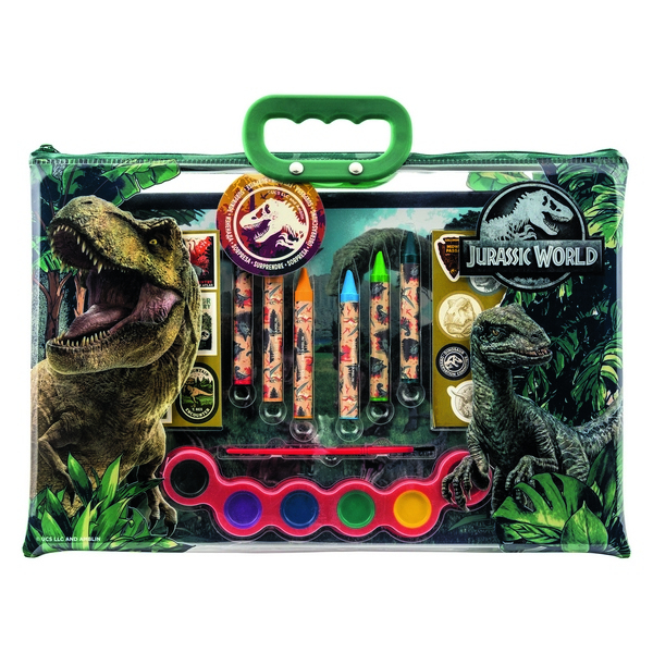 Zestaw artystyczny, kredki, farby Jurassic World 68004