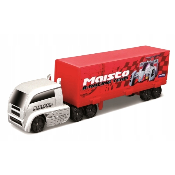 MAISTO Highway Haulers CIĘŻARÓWKA CZERWONA (Z AUTEM) 11021