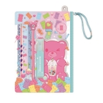 HOT FOCUS 334GB Zestaw przyborów szkolnych z notesikiem - Żelkowy Miś