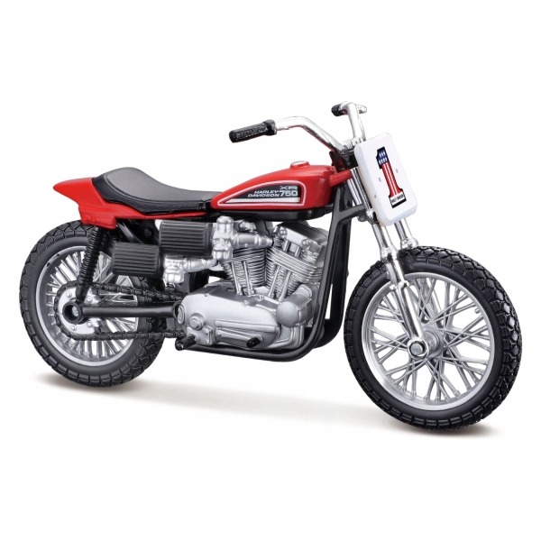 MAISTO HARLEY-DAVIDSON 1972 XR750 Racing Bike 1/18 39360