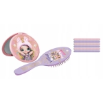 Szczotka do włosów, gumki, lusterko NANANA 503420
