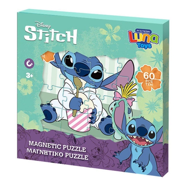 Magnetyczne Puzzle 60 elem. LILO & STITCH 565152