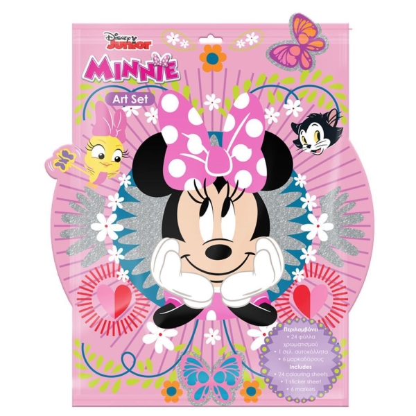 Kolorowanka z naklejkami i flamastrami MINNIE 564598