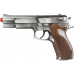 GONHER Metalowy pistolet policyjny GOLD 8 naboi 45/1