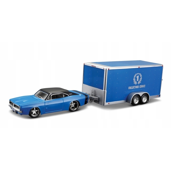 MAISTO Dodge Charger 1969 z przyczepą 15368