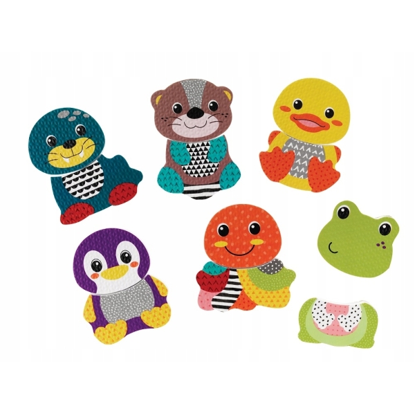 INFANTINO Kąpielowe zwierzątka do przyklejania - 6 sztuk 305096