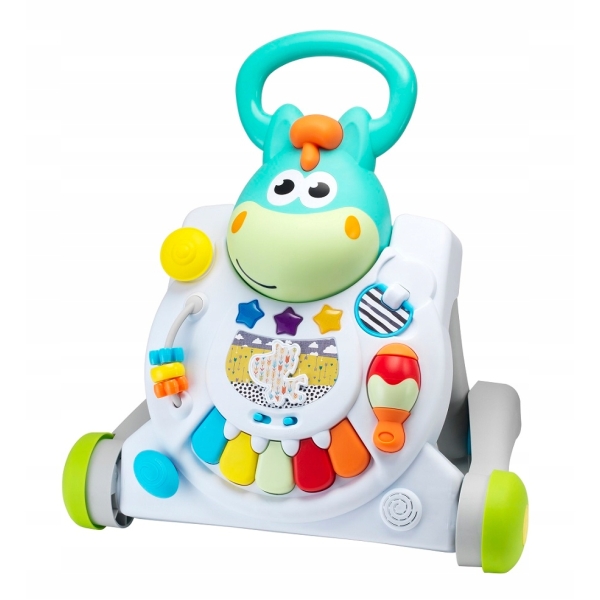 Infantino Interaktywny pchacz, chodzik 3w1 Konik